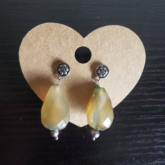 Lot 3 Pairs of Vintage Earrings Clip On and Pierced - Picture 3 of 10